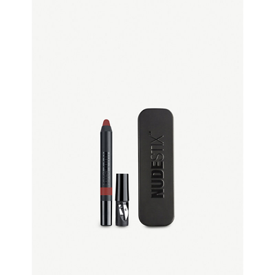 Shop Nudestix Vino Magnetic Matte Lip Colour 1.41g In Vino (pink)