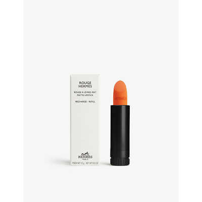 Shop Hermes 33 Orange Boite Rouge Matte Lipstick Refill 3.5g