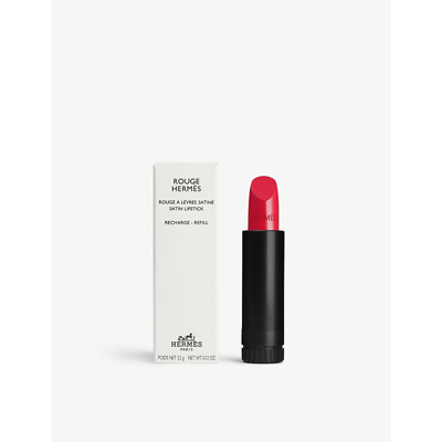 Shop Hermes Rouge Hermès Satin Lipstick Refill 3.5g In 66 Rouge Piment