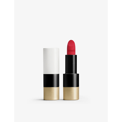 Shop Hermes 68 Rouge Bleu Rouge Matte Lipstick 3.5g