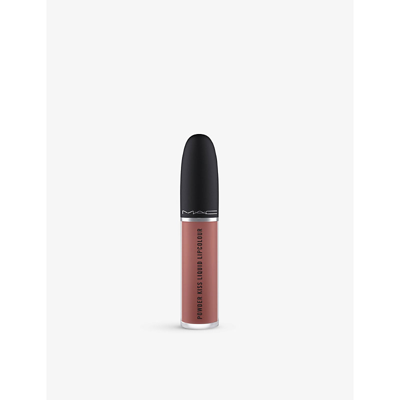 Shop Mac Powder Kiss Liquid Lip Colour In Over The Taupe