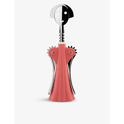 Shop Alessi Pink Anna G Chrome-plated Zamak Corkscrew 24.5cm X 7cm