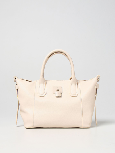 Shop V73 Mariel Bis V ° 73 Bag In Synthetic Leather In Ecru