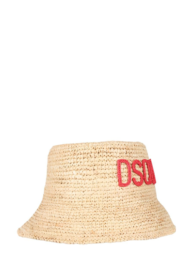 Shop Dsquared2 Women's Beige Other Materials Hat