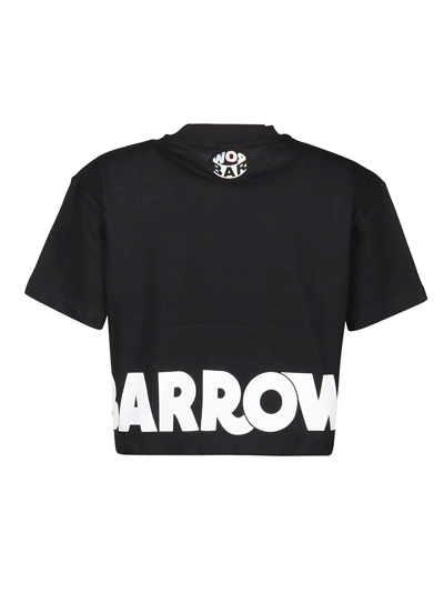 Shop Barrow Women's Black Other Materials T-shirt