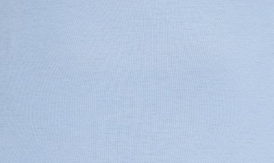 Shop Hanro Seamless V-neck Cotton Camisole In Blue Moon
