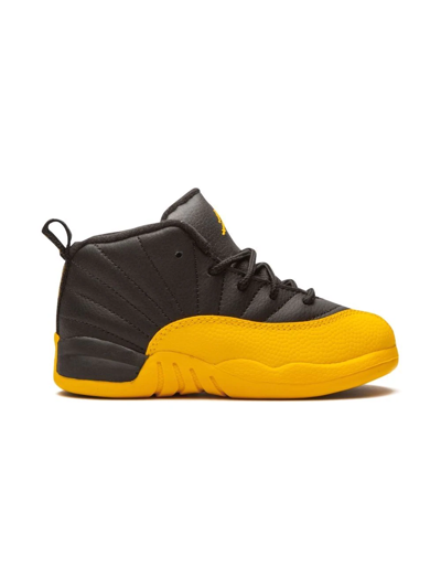 Jordan Air  12 Retro "university Gold" Sneakers In Black