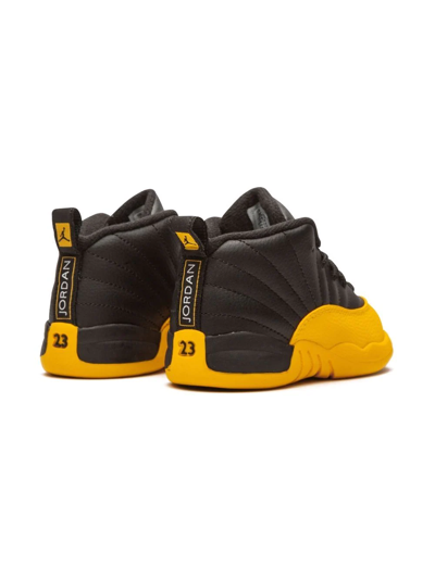 Jordan Air  12 Retro "university Gold" Sneakers In Black
