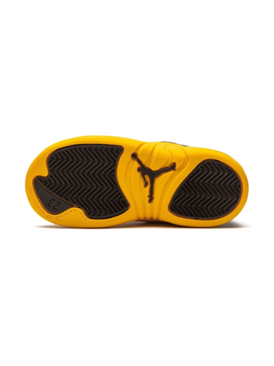 Jordan Air  12 Retro "university Gold" Sneakers In Black