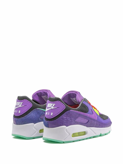 Nike Air Max 90 Low-top Sneakers In Purple