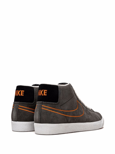 Shop Nike Blazer Sb Sneakers In Grey