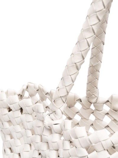 Officine Creative Leather Tote Bag In White