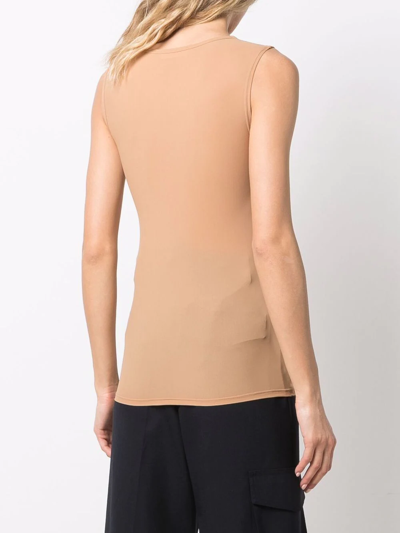 Shop Jil Sander Crew-neck Tank Top In Neutrals