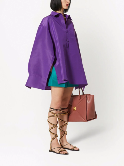 Valentino Short In Faille In Green