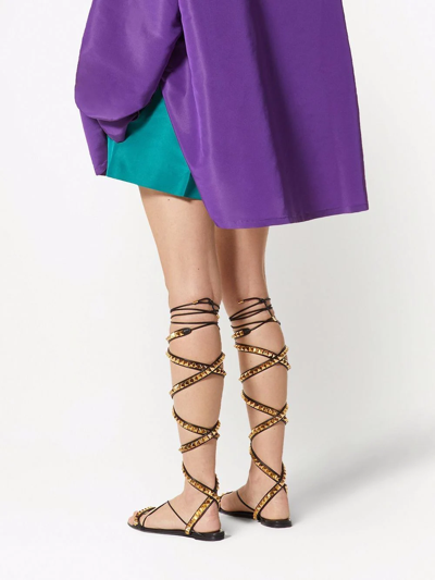 Valentino Short In Faille In Green