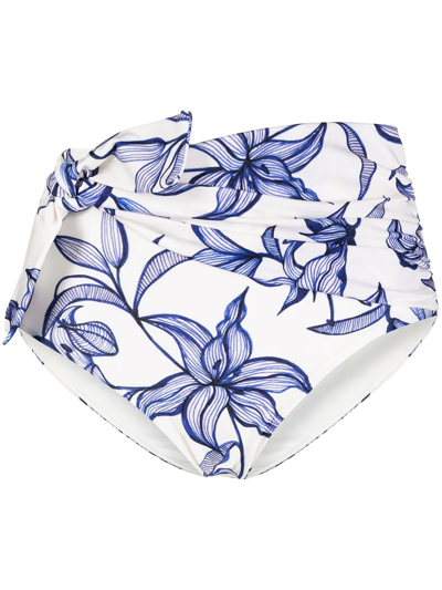 Shop Patbo Stargazer-print High-waisted Bottoms In Blue