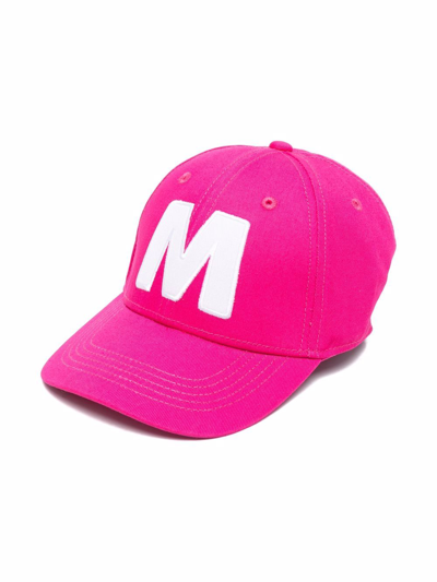 Shop Marni Embroidered-logo Baseball Cap In Pink
