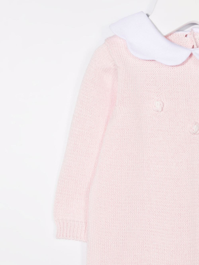 Shop Siola Rose-detail Knitted Pyjamas In Pink