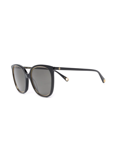 Gucci Round-frame Sunglasses In Black