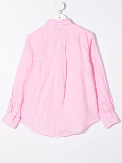 Polo Ralph Lauren Polo Pony Button-down Shirt In Pink