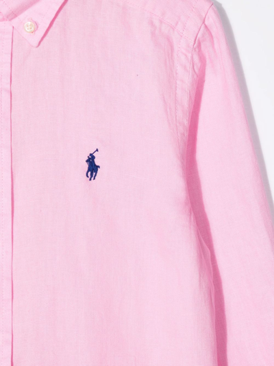 Polo Ralph Lauren Polo Pony Button-down Shirt In Pink