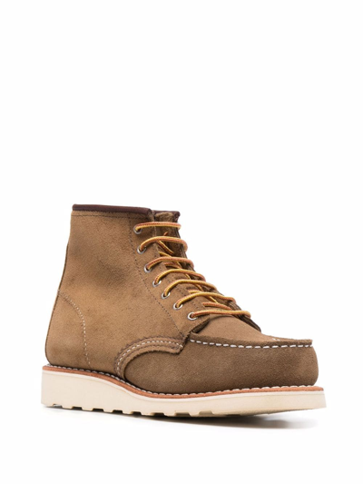 Red Wing Shoes Lace-up Suede Ankle Boots In Neutrals