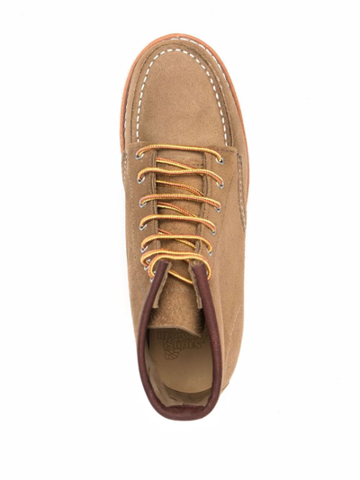 Red Wing Shoes Lace-up Suede Ankle Boots In Neutrals