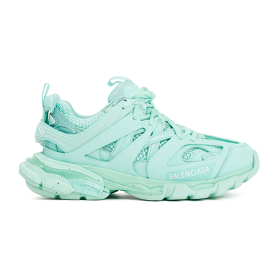 Shop Balenciaga Track Sneakers Shoes In Green