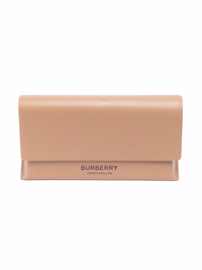 Burberry Eyewear Vintage-check Cat-eye Sunglasses In Neutrals