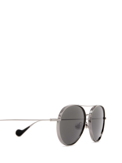 Shop Moncler Sunglasses In Smoke