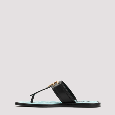 Shop Tom Ford Leather Sandals Shoes In Black