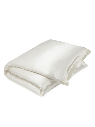 Shop Gingerlily Signature Silk Duvet Cover & Sham Collection In Ivory