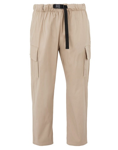 Shop 8 By Yoox Cotton Drawstring Cargo Trousers Man Pants Beige Size 34 Cotton, Elastane