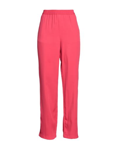 Shop Jjxx By Jack & Jones Woman Pants Fuchsia Size Xs-30l Polyester, Elastane In Pink