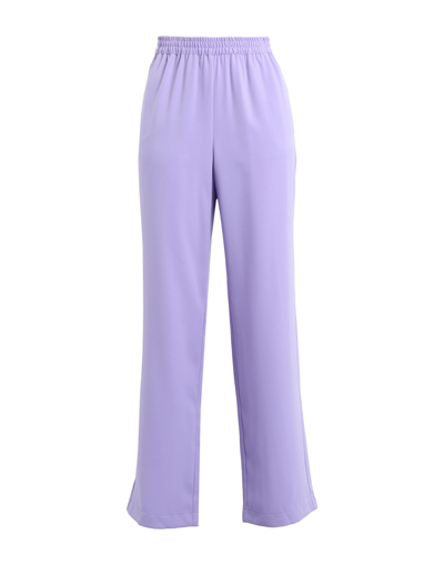 Shop Jjxx By Jack & Jones Woman Pants Light Purple Size Xs-30l Polyester, Elastane