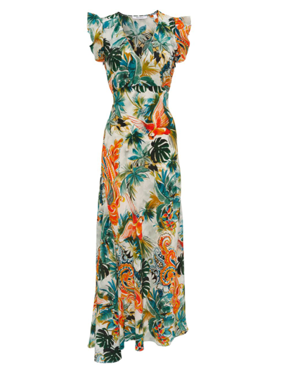 Shop Robert Graham Women's Leighton Tropical Paisley Dress In Neutral