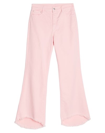 Shop Cycle Woman Denim Pants Pink Size 30 Cotton, Elastane