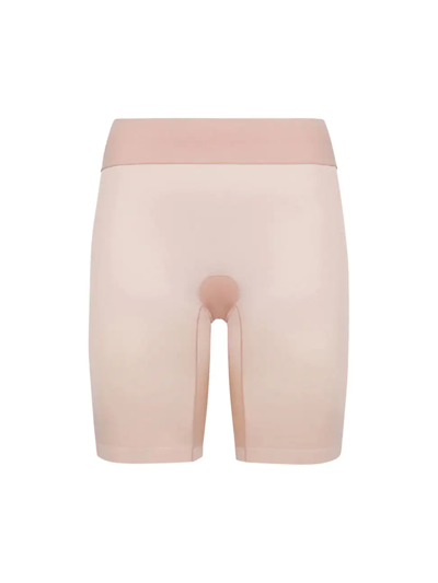 Shop Wolford Women's Sheer Touch Control Shorts In Rosepowder