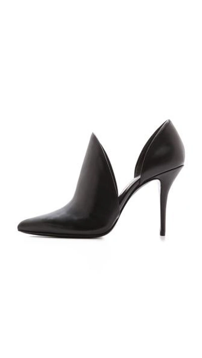 Shop Alexander Wang Leva D'orsay Pumps In Black