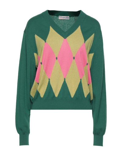 Shop Ballantyne Woman Sweater Green Size 10 Cashmere