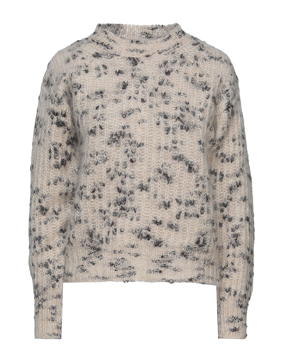 Shop Jucca Woman Sweater Beige Size L Mohair Wool, Virgin Wool, Polyamide