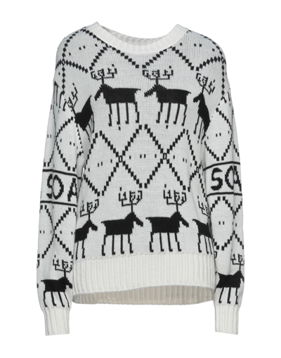 Shop Soallure Woman Sweater White Size S Acrylic, Wool, Viscose