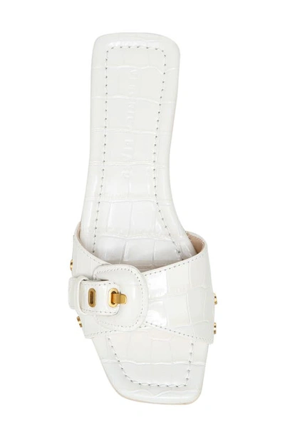 Shop Veronica Beard Davina Slide Sandal In White
