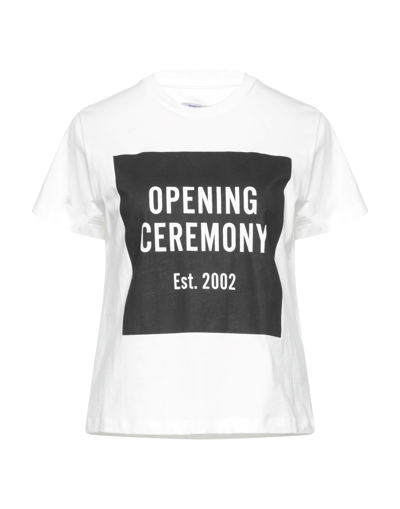 Shop Opening Ceremony Woman T-shirt Black Size M Cotton