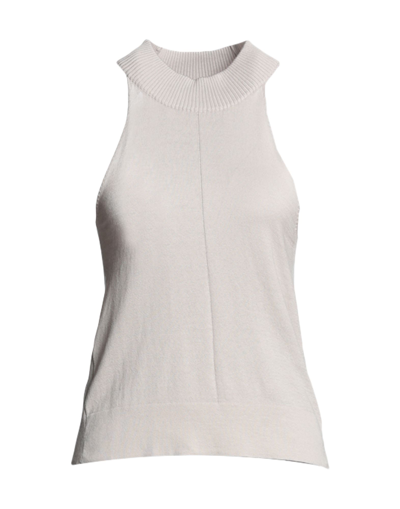 Shop Artknit Studios X Yoox Woman Top Beige Size M Mulberry Silk, Organic Cotton