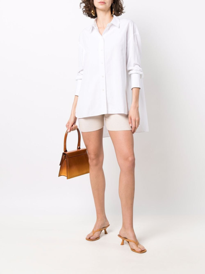 Shop Jacquemus Le Short Arancia In Beige