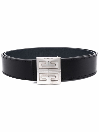 Shop Givenchy Leather Belts In Black