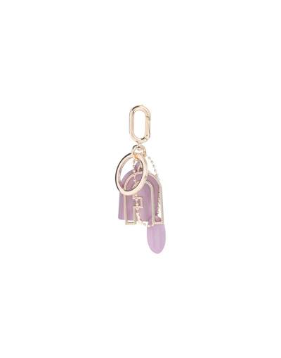 Shop Furla Key Rings In Lilac