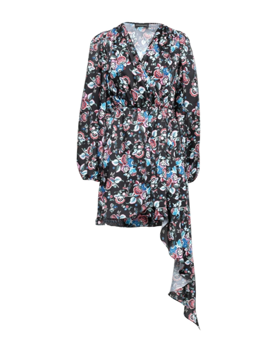 Shop Angela Mele Milano Woman Mini Dress Black Size L Viscose, Polyester