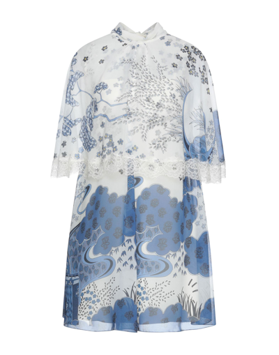 Red Valentino Short Dresses In White